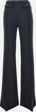 Elisabetta Franchi Black Flared trousers