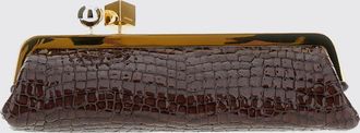 Jacquemus Clutch Le Salon in pelle con stampa cocco