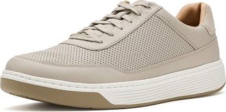 Johnston & Murphy Dawson Perfed U-throat Mens Shoes Beige Full Grain : 11.5 M (D), Leather