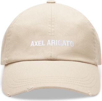 Axel Arigato AA Logo Cap - unisex - Petten - Beige - ONE Size - Katoen - Accessoires