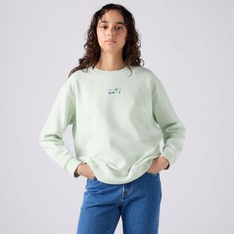 Levi's Everyday Crewneck Sweatshirt - Womens - XS - Blue