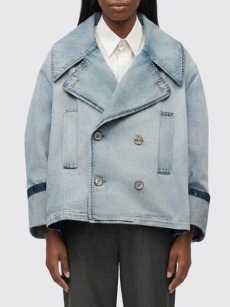 Maison Margiela Double-Breasted Denim Trench Coat