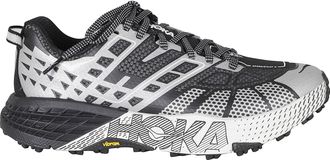 Hoka One One Black Vibram Megagrip Trail Running Sneakers