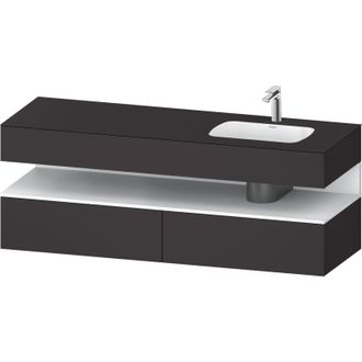 Duravit Qatego Lavabo Encastrado Con Base De Lavabo Consola, - Duravit