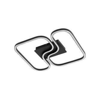 Lucande L&aacute;mpara De Techo Led amiya En Negro Aluminio - Lucande