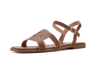 Journee Collection Bridey Womens Sandals Cognac : 6.5 M, Synthetic