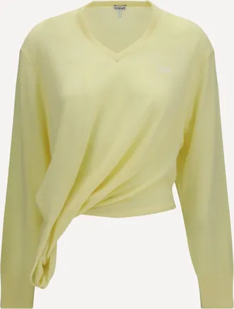 Loewe Wool Sweater with logo Female M