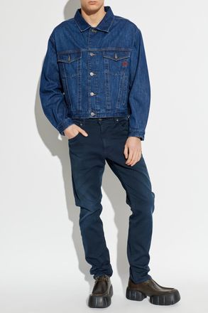 Diesel D-RANGER Denim Jacket, Mens, Navy Blue