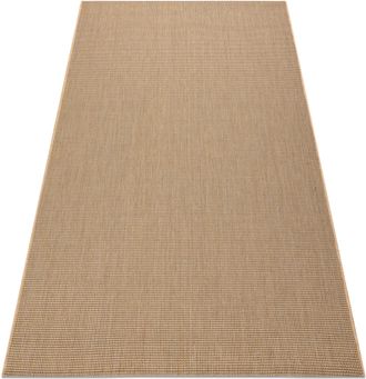 RugsX Rugsx - Alfombra De Cuerda Sisal Floorlux 20580 Llanura Color S&oacute;lido - Natural / Caf&eacute; Beige 140x200 Cm