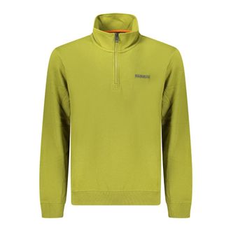 Napapijri Sudadera con cremallera media de rizo franc&eacute;s Small Box - Sweatshirts & Hoodies - Hombre - Verde - 3XL