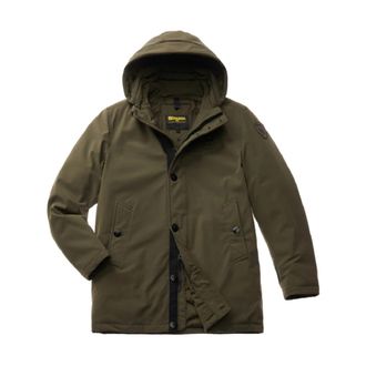Blauer Gewatteerde Parka - Heren - Parka Jassen - Groen - XL - Jassen