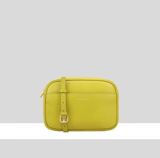 Paul Costelloe Womens Cooper Leather Cross Body Bag - Green - One Size