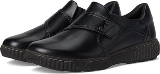 Clarks Caroline Dalia Womens Flat Shoes Black Leather : 5.5 B - Medium