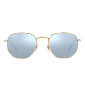 Ray-Ban Hexagonal Sunglasses with Flat Lenses