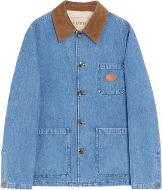 Valentino Giubbino Denim Jas - Heren - Spijkerjassen - Blauw - S - Denim - Jassen
