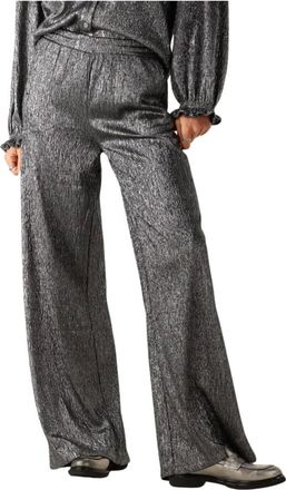 Ydence Ydence, Broeken, Dames, Grijs, S, Zilveren Madison Broek Glamour Stijl