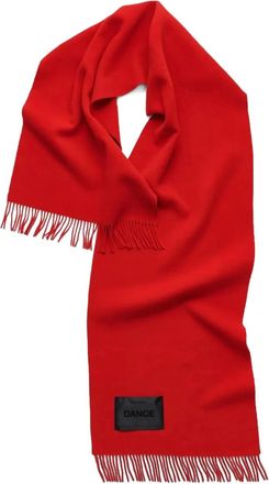 Magniberg fringed wool scarf - unisex - Alpaca Wool - One Size - Red
