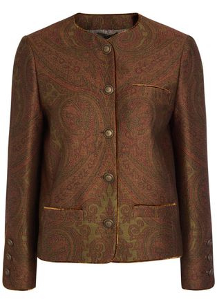 Etro Paisley-jacquard Tailored Woven Jacket - Multicoloured - 38 (UK6 / XS)