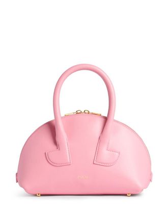 Patou Calf Leather Hand Bag In Pink
