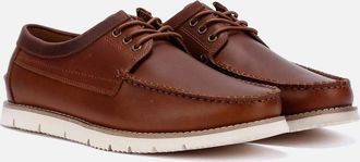 Ben Sherman Mens Ben Sherman Soho Suede Mens Brown Lace-Up Shoes - Size: 11