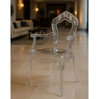 Biscottini International Kitchen Chair Armchair Dining Room Chairs Polycarbonate Living Room Bedroom Outdoor Armchair nothing to envy to the wooden ones