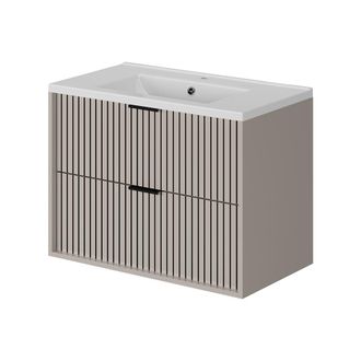 Vicco Conjunto De Muebles De Ba&ntilde;o Ruford, Cachemira, 80 X 57 Cm Con Lavabo, Vicco
