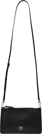 Pinko Pinko, Dames, Tassen, Zwart, Maat: ONE Size Leer