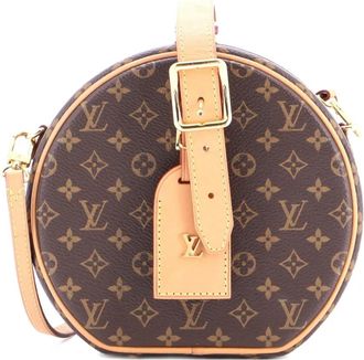 Louis Vuitton Petite Boite Chapeau Bag Monogram Canvas crossbody bag - Bruin