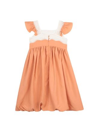 Chlo&eacute; Silk Lace Dress - Pink