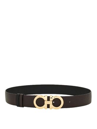 Ferragamo Reversible Gancini Leather Belt