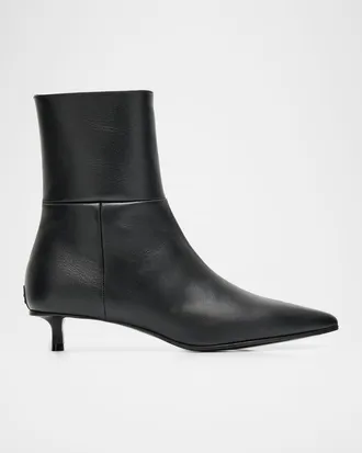 Jimmy Choo London Lory 35 Leather Ankle Booties