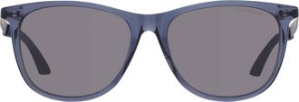 Montblanc Silver Mirror Square Mens Sunglasses MB0330S 003 56