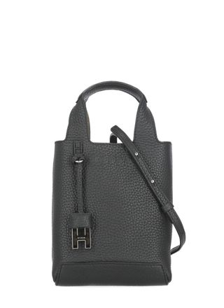 Hogan Compact Pebbled Leather Shopping Mini Bag