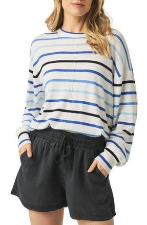 Splendid Finn Stripe Sweater in Blue Multi Stripe at Nordstrom Rack, Size X-Large