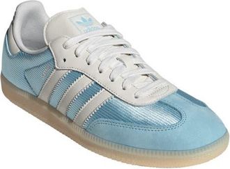 adidas Gender Inclusive Samba OG Sneaker in Icey Blue/Sand Strata at Nordstrom, Size 11.5 Womens