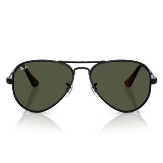 Ray-Ban Sunglasses Rb3925 002/31 Aviator Max Black/Green Unisex