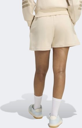 adidas Shorts ADIDAS SPORTSWEAR FUTURE ICONS SMALL LOGO, Damen, Gr. XL, N-Gr, crystal linen, normal, gr., Obermaterial: 68% Baumwolle, 32% Polyester, Hosen S