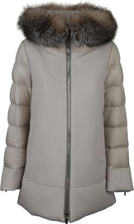 Moorer Fresia-le padded coat