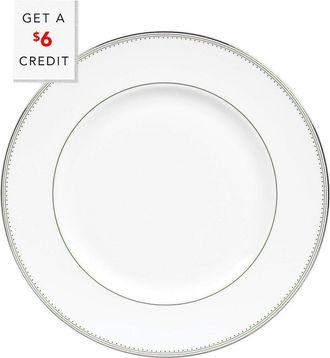 Wedgwood Vera Wang For Wedgwood 10.75In Grosgrain Dinner Plate With $6 Credit