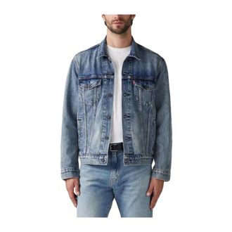 Levi's Heren, Jassen, Blauw, Maat: S Katoen