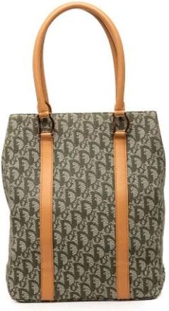 Dior Pre-owned Canvas Tote - Dames - Vintage Shopper - Groen - ONE Size - Vintage