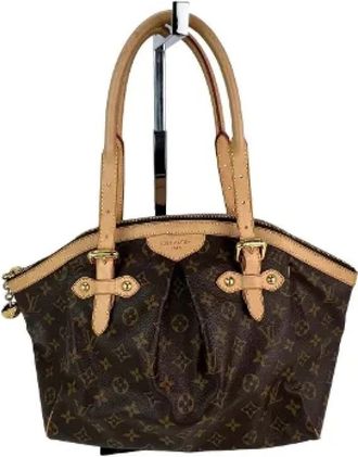 Louis Vuitton Tweedehands Canvas Louis Vuitton tassen - Dames - Vintage Shopper - Geel - ONE Size - Tweed - Vintage