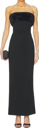 Superdown Audrey Maxi Dress In Black/white