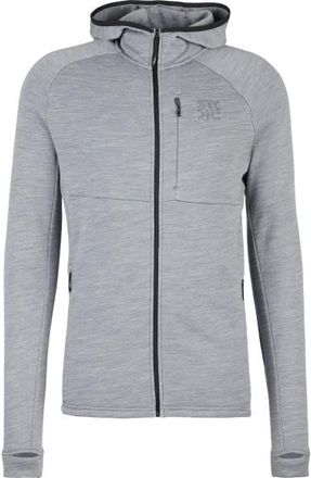 Stoic MerinoFleece240 StorforsSt. Zip Hoody Merinohoodie f&uuml;r Herren | grau