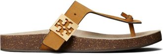 Tory Burch Mellow Thong leather sandals - women - Suede - 10.5 - Yellow