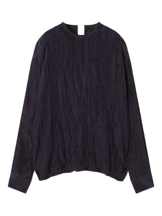 Lanvin seam-details shirt - Blue