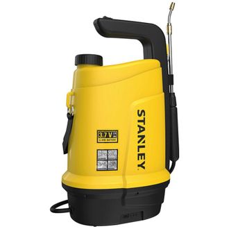 Stanley Pulverizador A Presi&oacute;n 5 L, Pulverizador De Jard&iacute;n, El&eacute;ctrico, Bater&iacute;a De Litio Recargable, Lanza Telesc&oacute;pica, Boquilla Ajustable, Autonom&iacute;a 2,5 H, M&aacute;