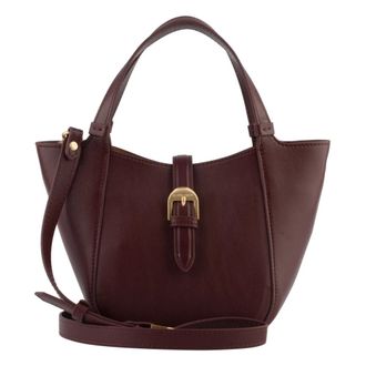 Pourchet Tassen, Dames, Rood, ONE Size, Leer, Petit port&eacute; main