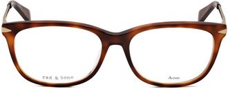 Rag & Bone Ladies Yellow Rectangular Eyeglass Frames RNB3006