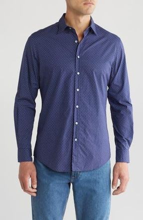 Rodd & Gunn Mill Road Long Sleeve Woven Shirt in Midnight at Nordstrom Rack, Size Xxx-Large